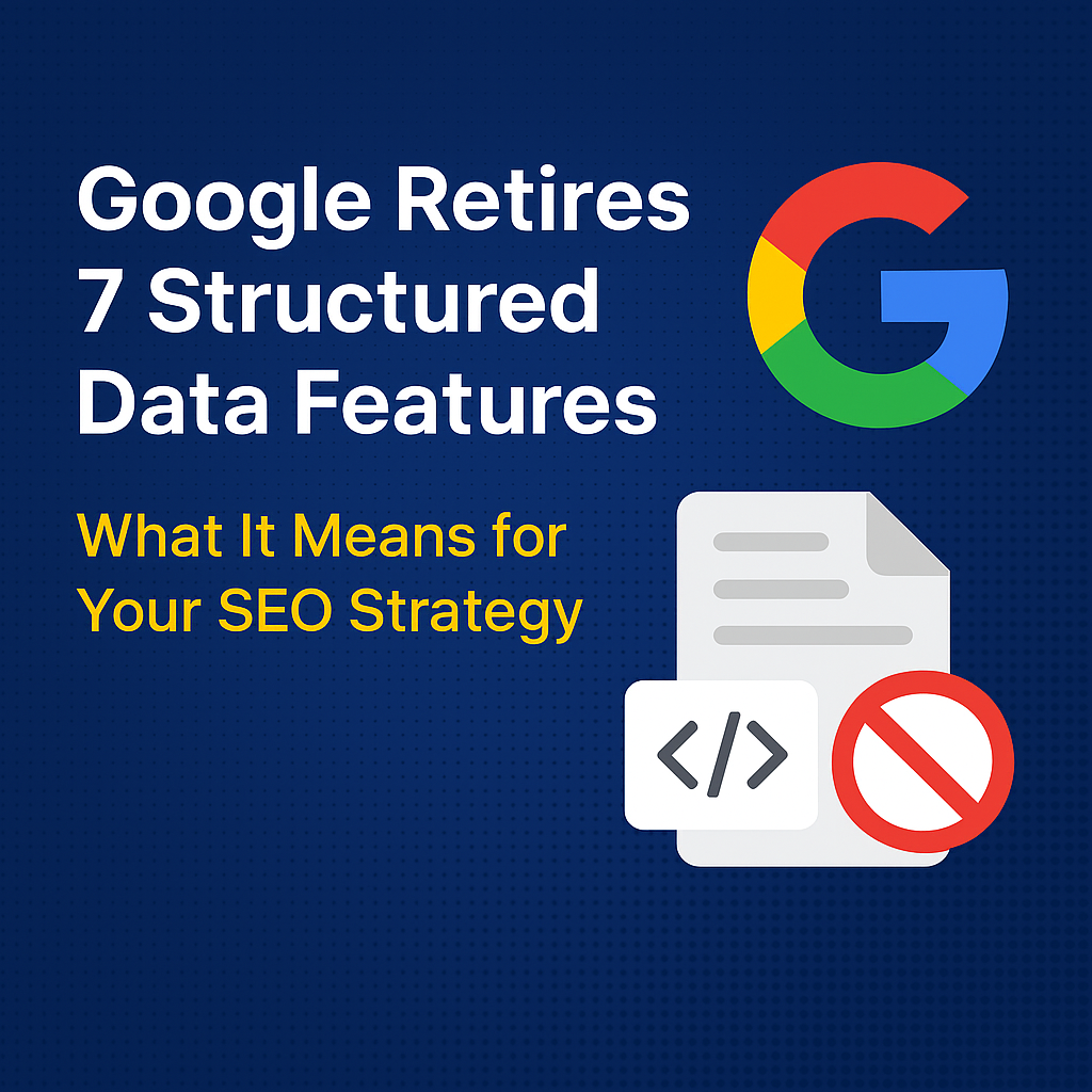 Google Structured Data Update