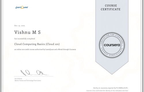 Coursera Cloud Computing