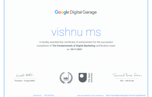 Google Digital Garage